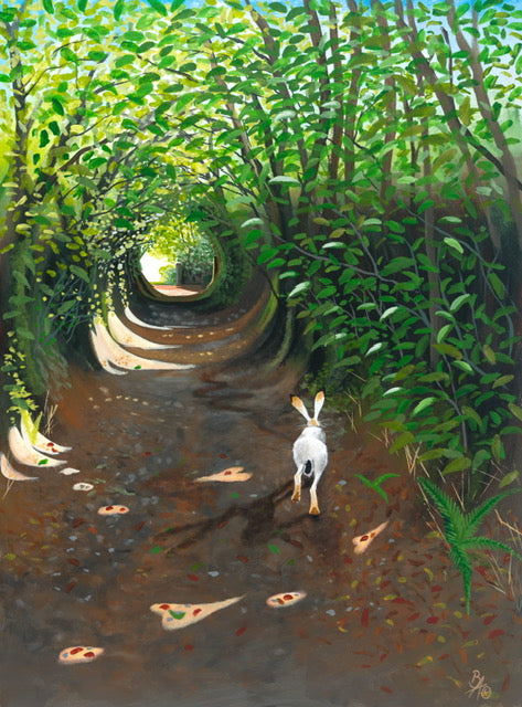 'Down The Rabbit Hole' Original Painting