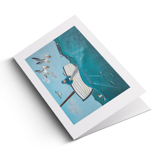 'Haul Away' Greeting Cards (Pack of 12)