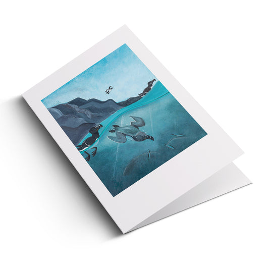 'Morning Dip' Greeting Cards (Pack of 12)