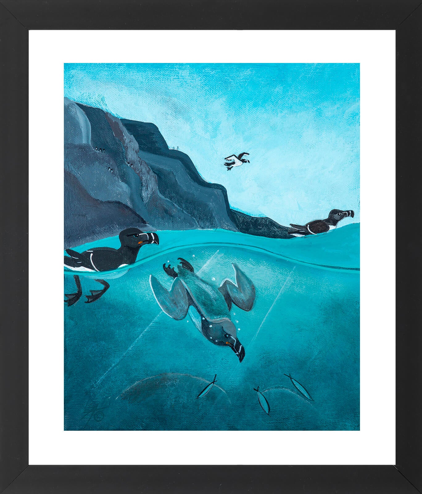 'Morning Dip' Limited Edition Giclée Art Print