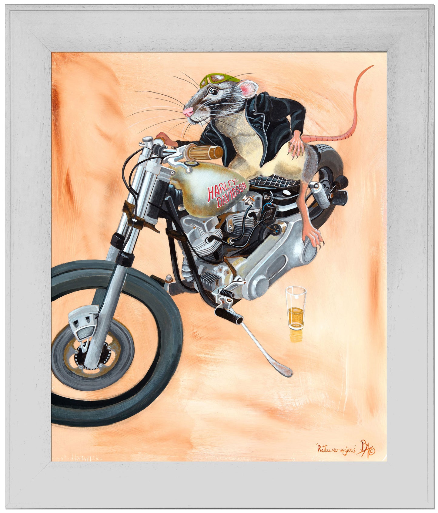 'Rat Bike' Original Painting