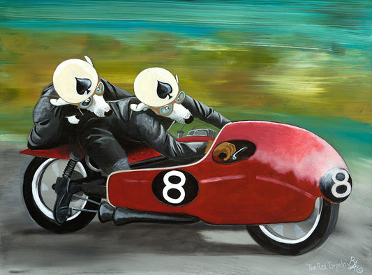 'Terrier Racing' Limited Edition Giclée Art Print